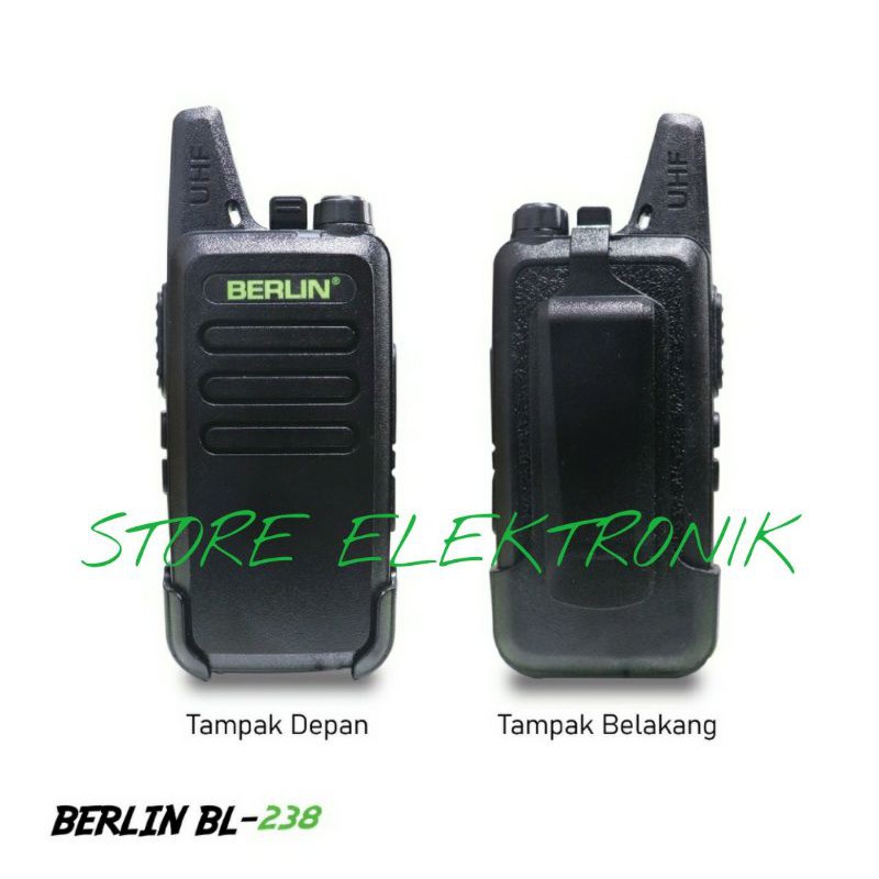 Ht Berlin BL - 238 Harga Sepasang Original ( BISA CONNECT KE HT WLN )