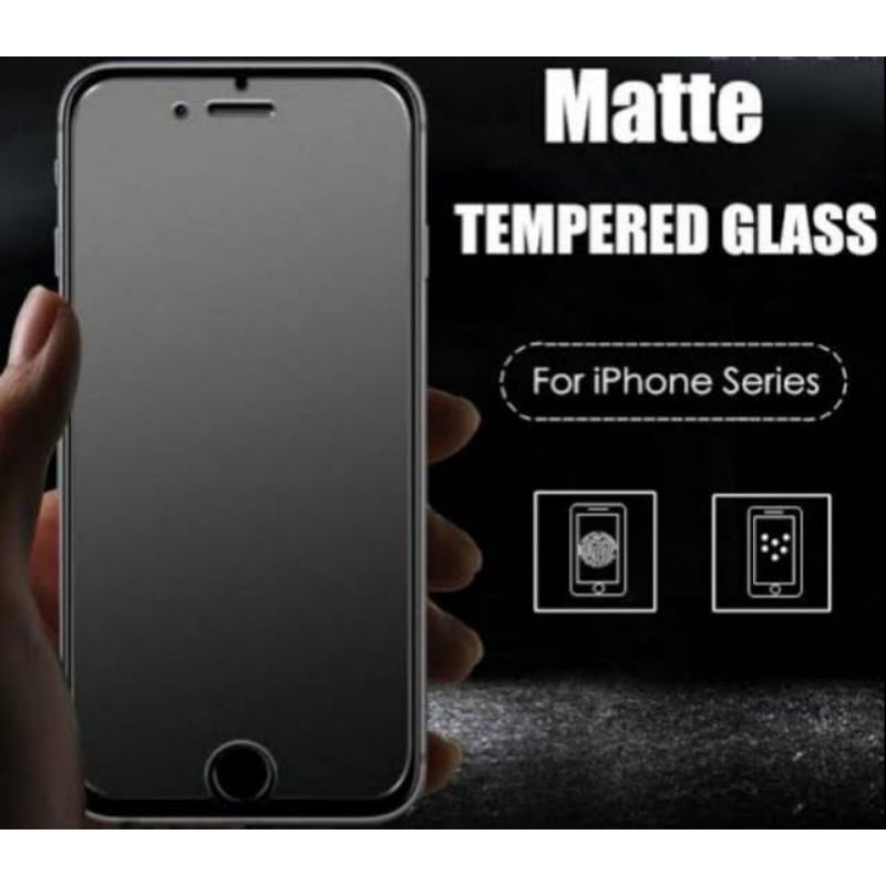 Matte Glass 9H Iphone 5 5s 6 6s 6s+ 6+ 7 7+ 8 8+ Ip Se 2020