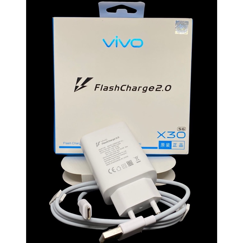 Charger VIVO 33W X30 Tipe C Flash Charge 2.0 Carger Casan