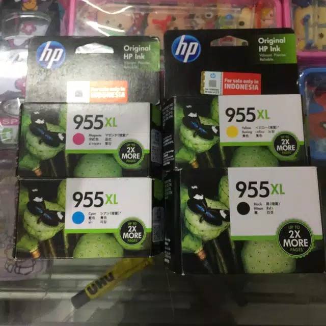 TINTA HP 955XL BLACK 955XL COLOUR PAKET ORIGINAL