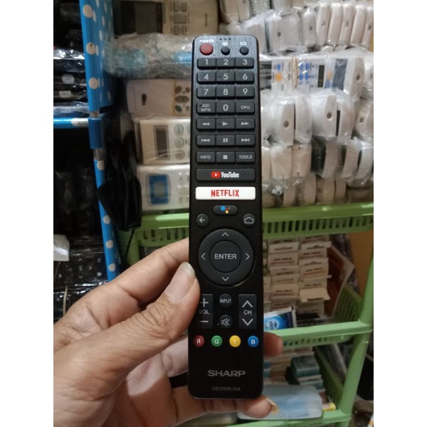 REMOT TV SHARP AQUOS LED/LCD SMART ANDROID TV GB326WJSA