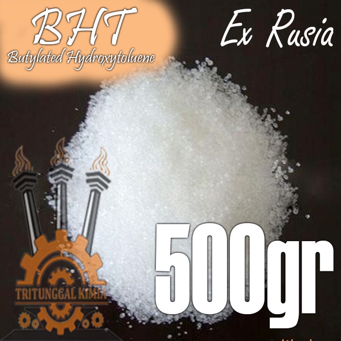 

BHT ANTIOXIDANT / Butylated Hydroxytoluene Antioksidan 500 gram