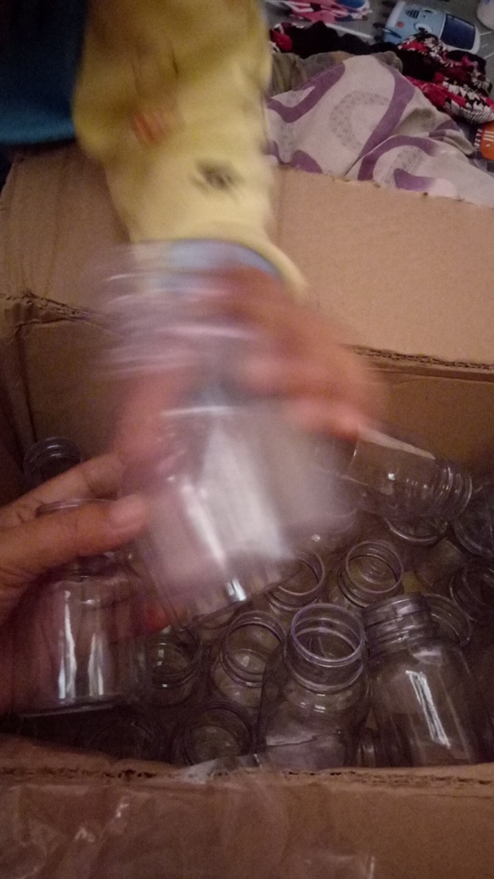 Botol Plastik Pvc / Botol Garlik / Botol Obat / Botol Kapsul Isi 60