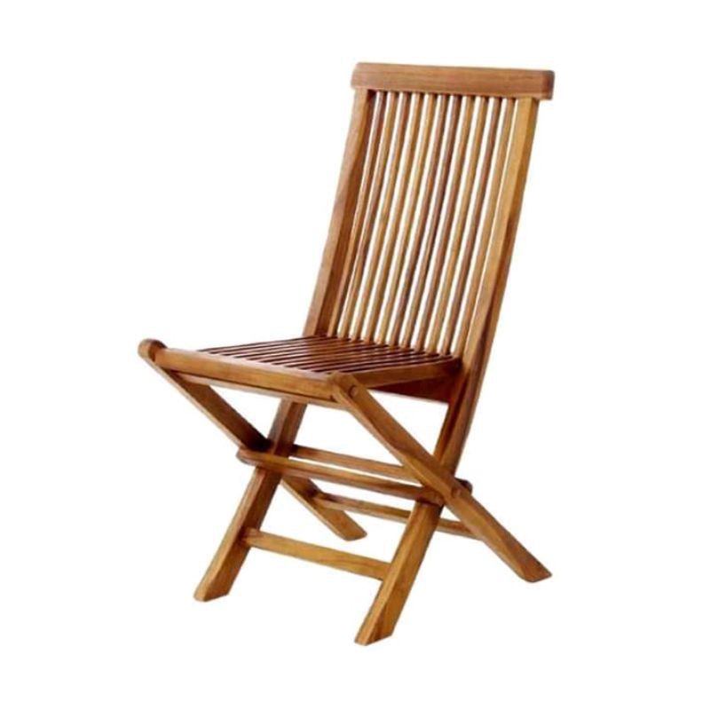 kursi pantai lipat jati/kursi kayu jati