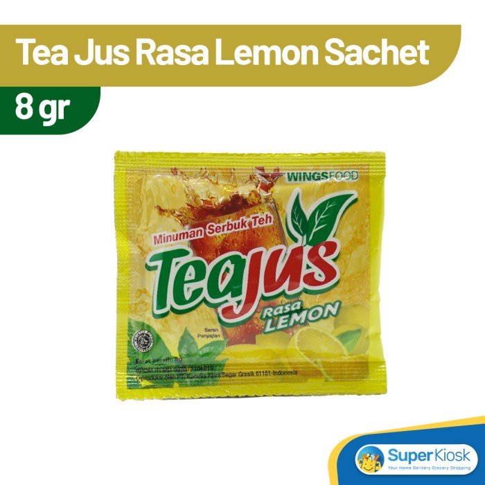 

Tea Jus Rasa Lemon Sac 8gr