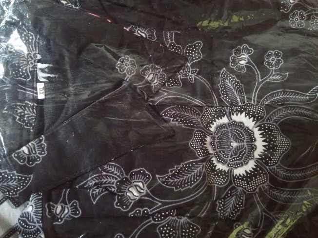 Cod - Kemeja Hem Batik Pekalongan Pria Motif Pager Bunga Lengan Pendek