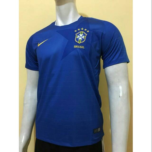 JERSEY BRAZIL AWAY WORLD CUP 2018 GRADE ORI (FNS)