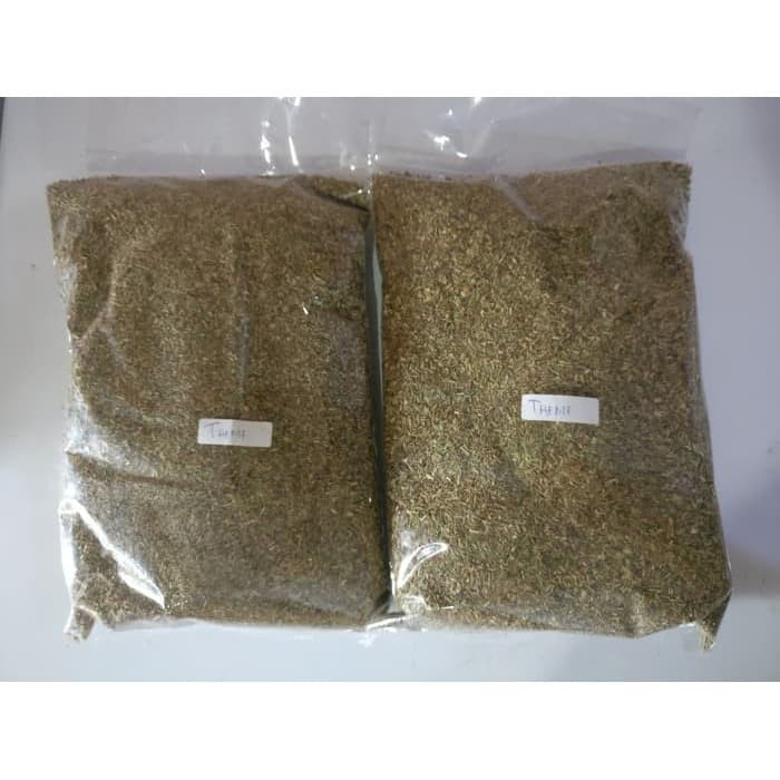 

DRIED THYME LEAVES DRY DAUN TIMI FLAKES KERING 100 GR IMPORT ITALIAN REPACK