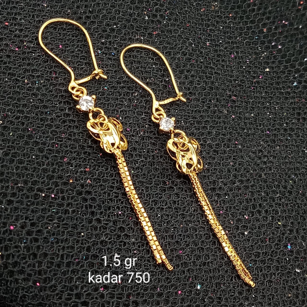Anting Emas 17K - 1.5 gr Kadar 750 - 633