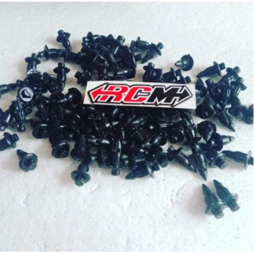 HARGA PER 5 BIJI RIVET CLIP KLIP BODI BODY TEDENG COVER NMAX N-MAX N MAX LOKAL JAMINAN KUALITAS