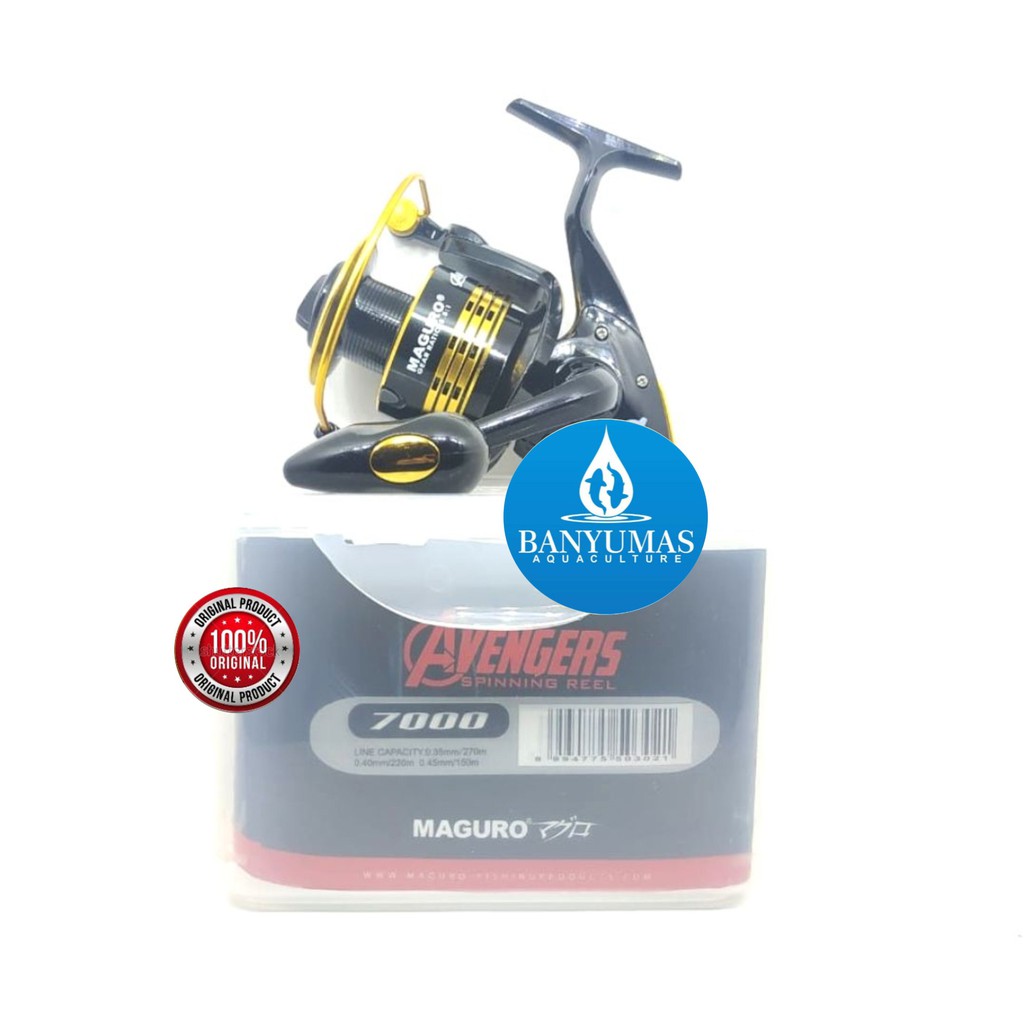 Reel Pancing Spinning Maguro Avenger 7000 Mancing Laut BC007