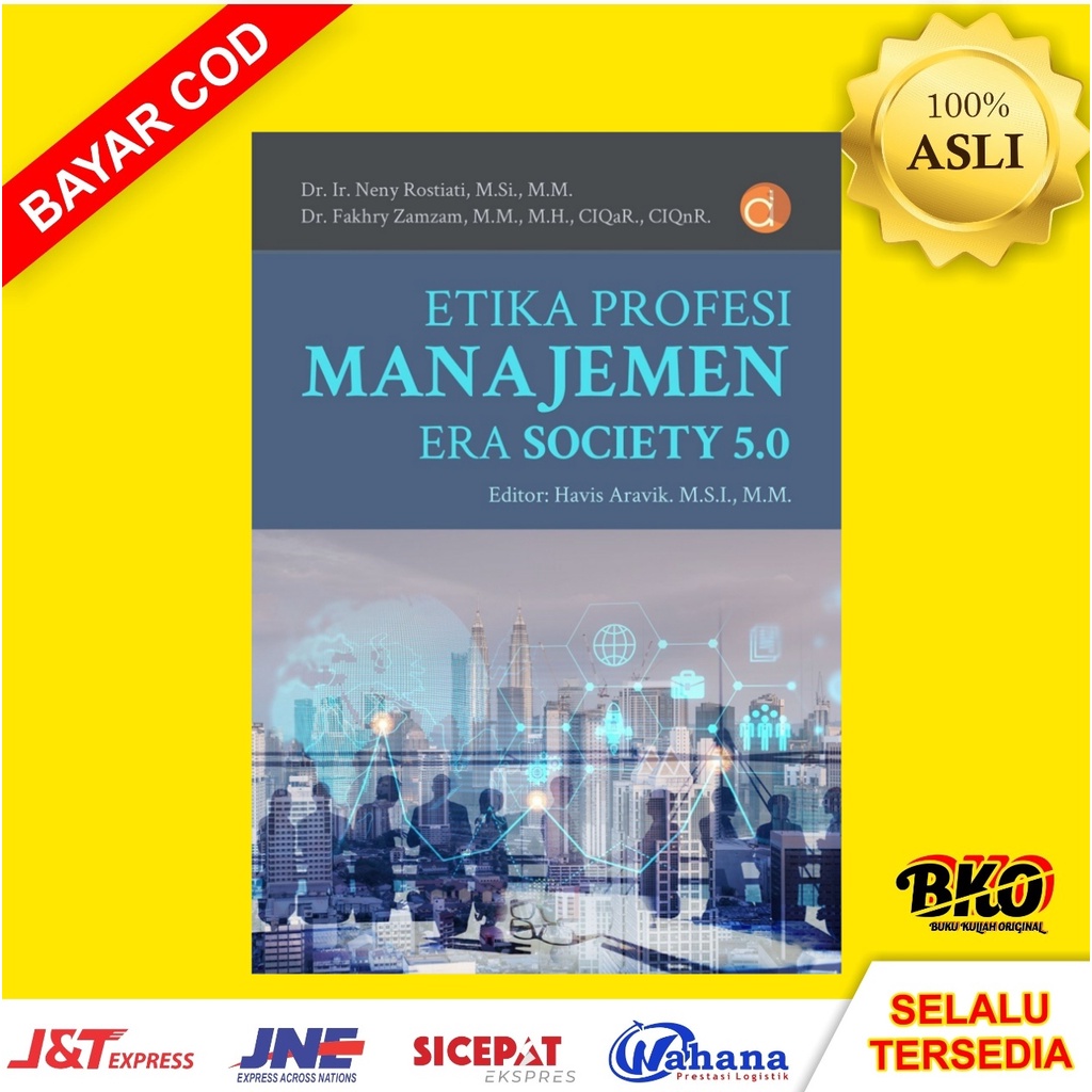 Jual Buku Etika Profesi Manajemen Era Society 5.0 Tahun 2021 BUKU ASLI ...