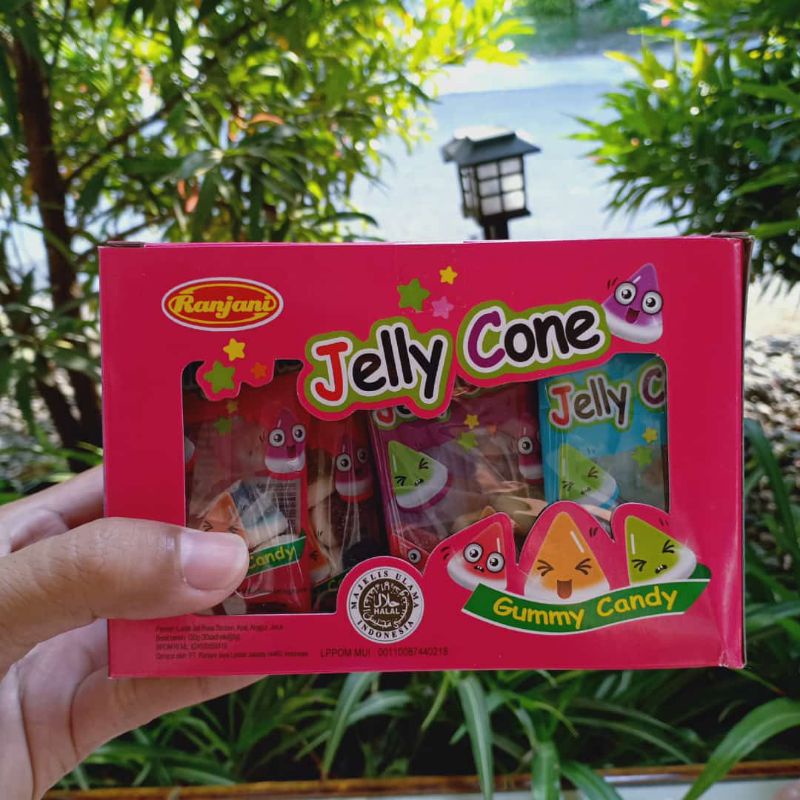 

[Palem Kuning] Jelly Cone Gummy candy isi 30pcs / permen anak / yupi