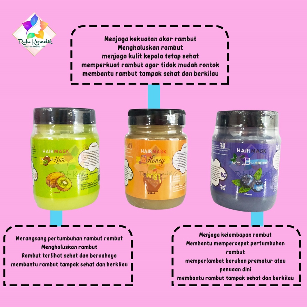 ❤ RATU ❤ Z Beauty Care Hair Mask 200ml | ZBeauty Care Masker Rambut Ala Salon (✔️BPOM)
