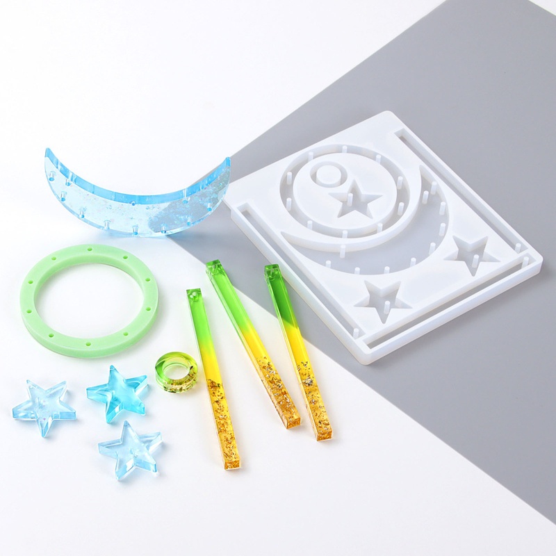 Siy Cetakan Lonceng Angin Bahan Silikon Resin Epoksi DIY