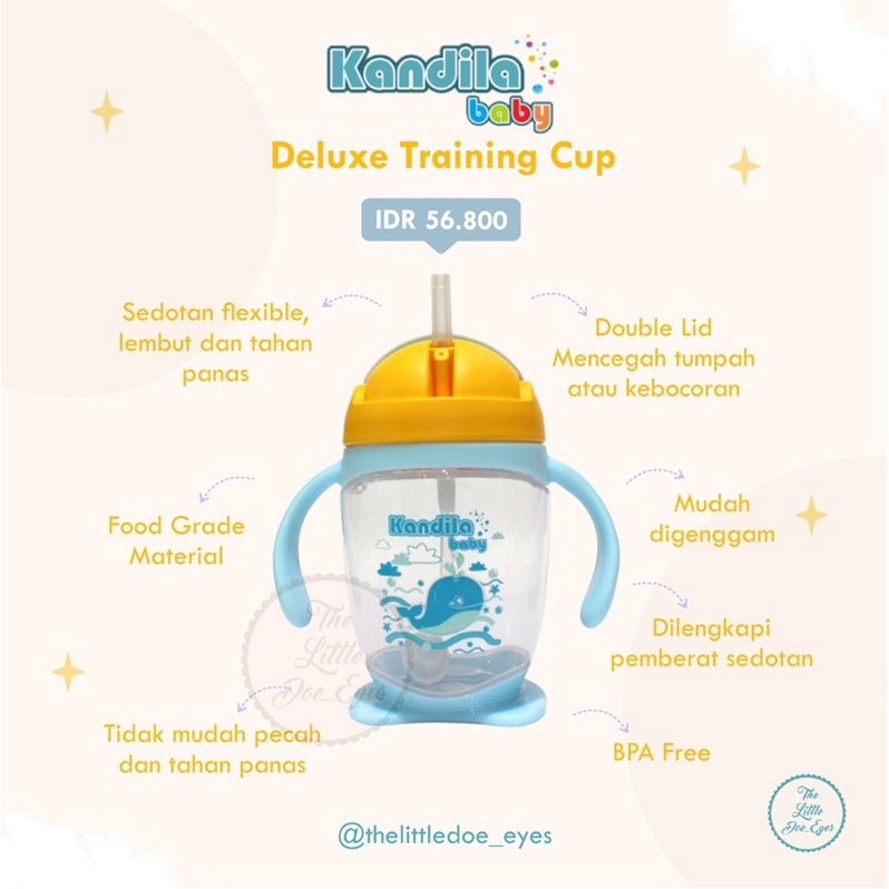 Kandila Deluxe Training Cup Botol Minum Anak