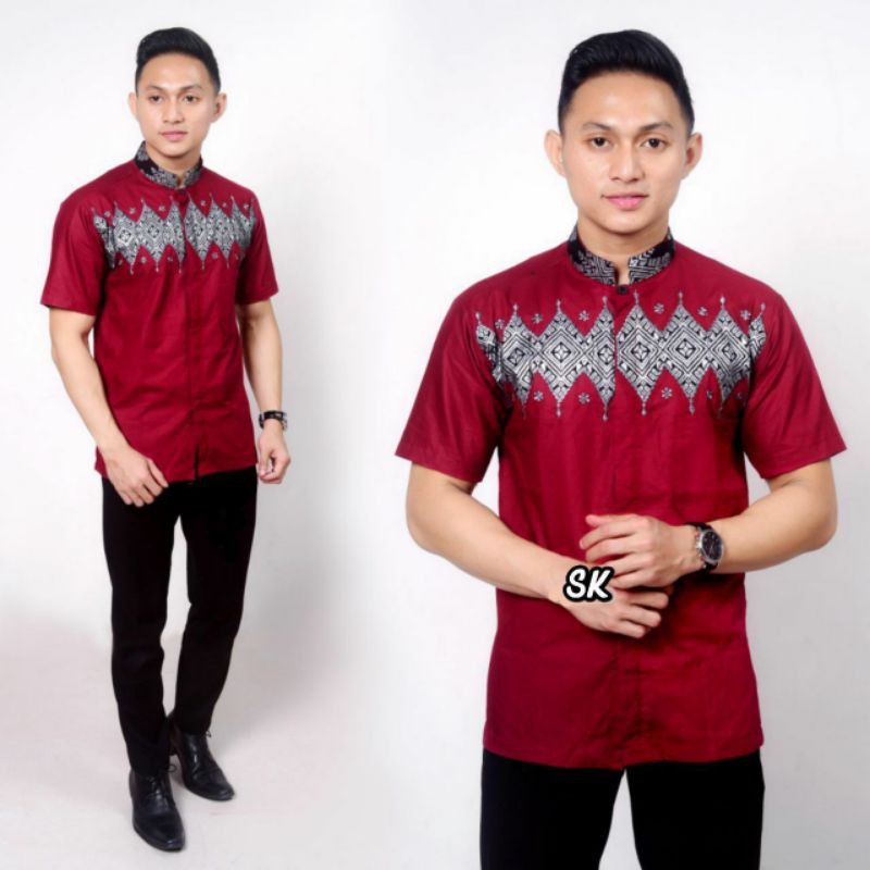 BAJU KOKO PRIA BOY MEN TOP KOMBINASI BAJU HADROH