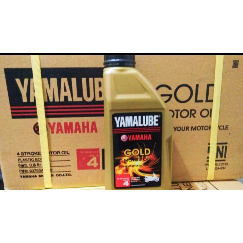 Oli Yamalube Gold 10 W - 40...800 ml.. 1 dus = 24 btl