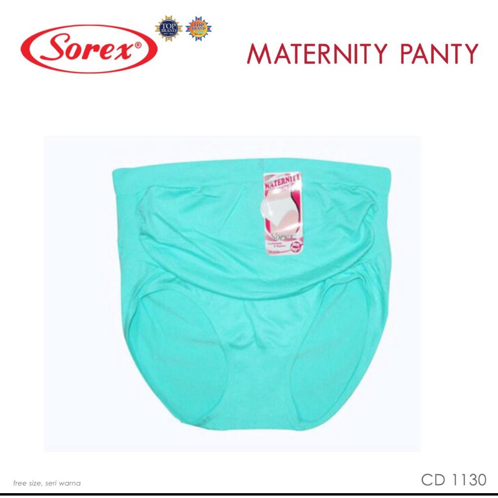 CD IBU HAMIL SOREX 1130 - CD PENYANGGA PERUT HAMIL BAHAN LEMBUT CD SOREX ORIGINAL - CELANA DALAM IBU WANITA HAMIL TUTUP PERUT - CD Fashion Maxi wanita Hamil Maternity Panty Bahan Rajut