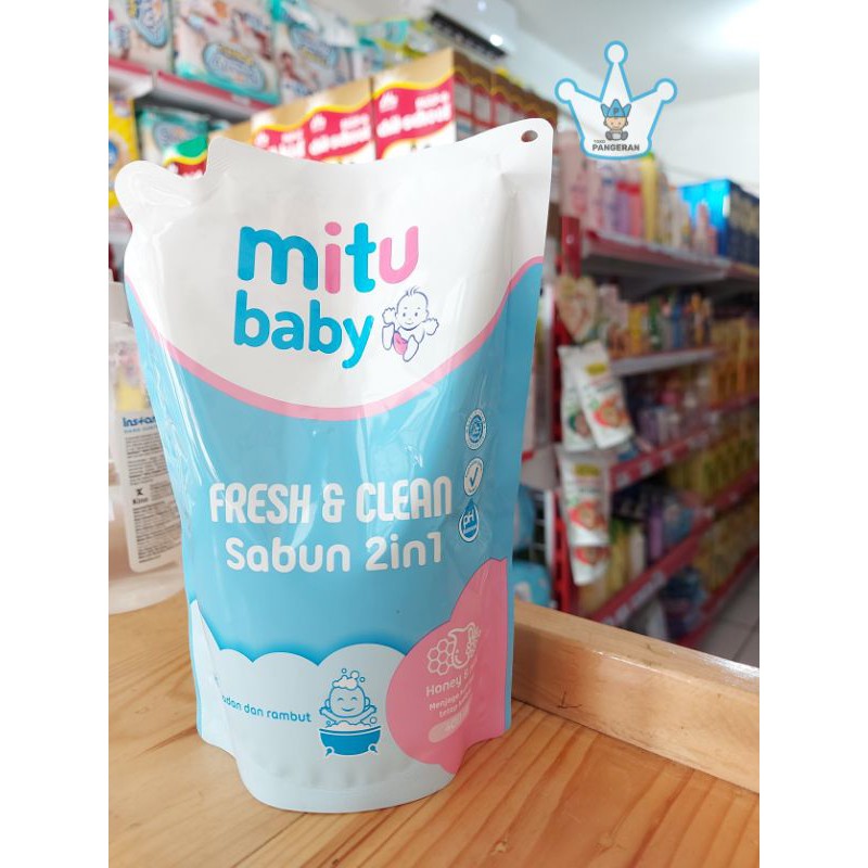 MITU BABY FRESH &amp; CLEAN SABUN 2IN1 400ML