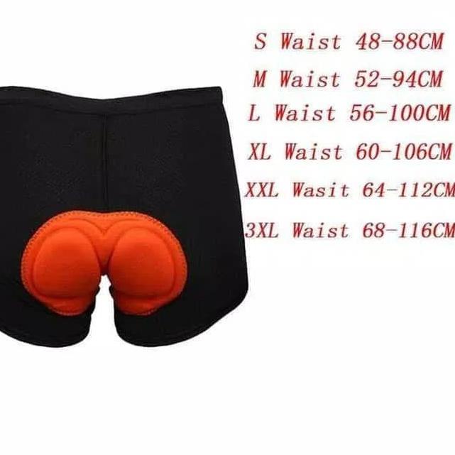▲ celana dalam sepeda celana sepeda padding celana padding sepeda padding sepeda 3D Pria wanita ✮