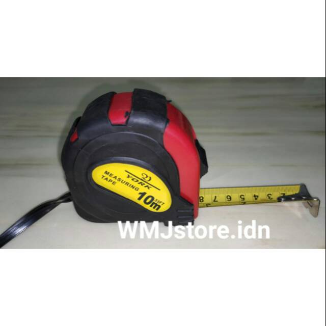 Meteran Tukang Autostop 10meter /Meteran karet/ Rol Meter Self Lock Workman 10m