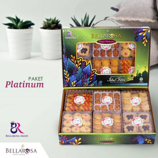 

TERMURAH PAKET KUE KERING LEBARAN BELLAROSA PLATINUM