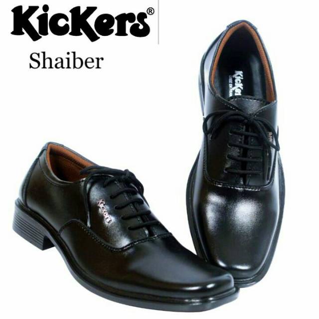 Sepatu Kickers Pantofel Tali Sepatu Kerja Pria
