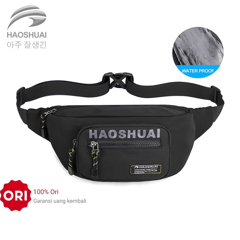 HAOSHUAI 5116 Tas Selempang Pria Wanita Waistbag Waterproof WATCHKITE WKOS