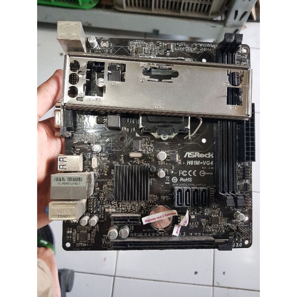 Mobo motherboard H81 socket 1150 Asrock mini itx