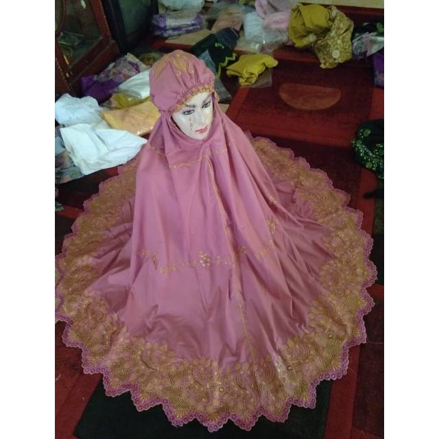 Mukena bordir khadijah