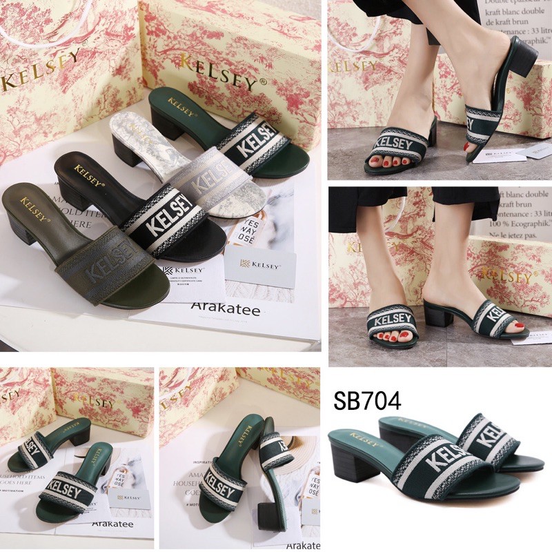 Kelsey Sandal Hak Tahu 5cm Wanita  SB704