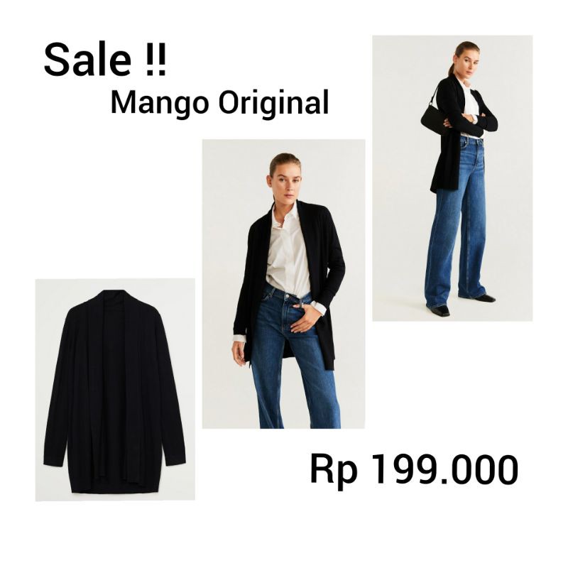 Mango kardigan wanita original