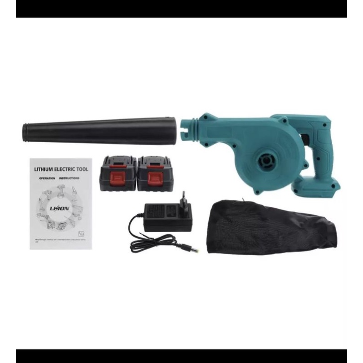 2in1 blower vacum cleaner tanpa kabel cordless 2in1 2battery makita blower keong