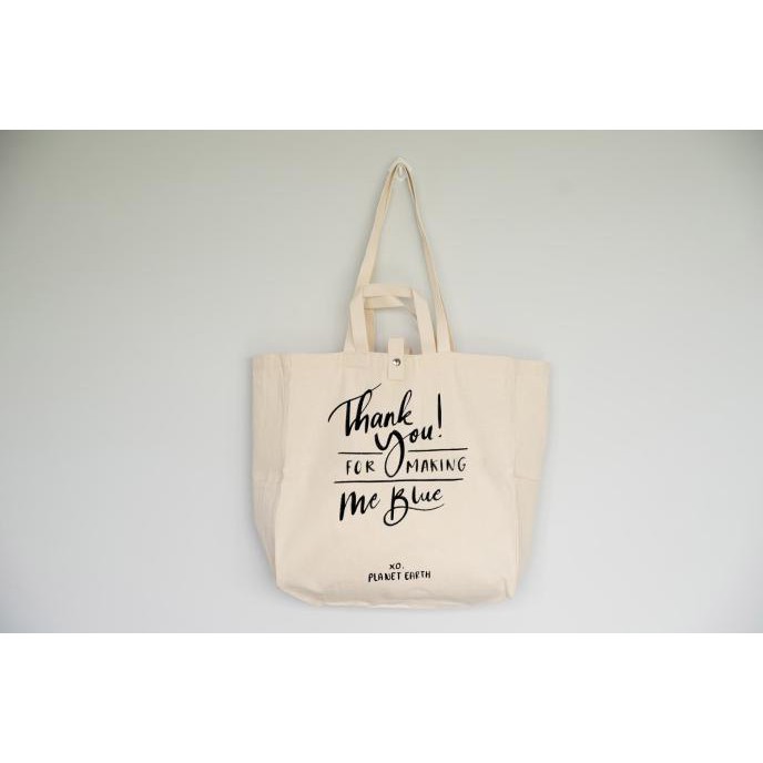 

Mudah Shopping Bag Thank You For Making Me Blue By Kora Tote Size Xl Bergaransi
