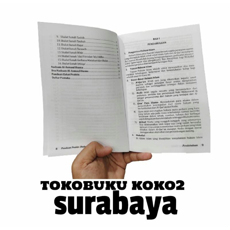 BUKU TUNTUNAN SHALAT UKURAN A5 PUSTAKA NUUN