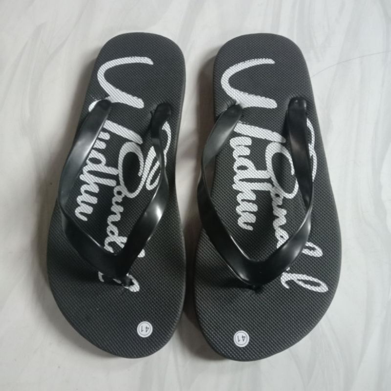 sandal jepit spon hitam wudhu, sandal musholla, sandal mesjid