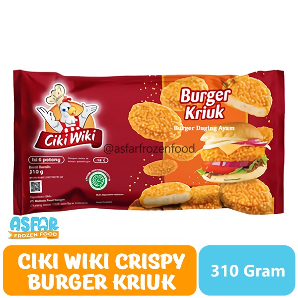 

Ciki Wiki Crispy Burger Kriuk - 310gr