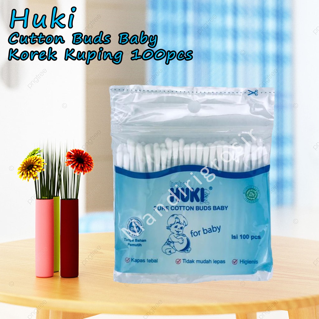 Cotton Buds Baby *Huki * Korek kuping * 100 pcs