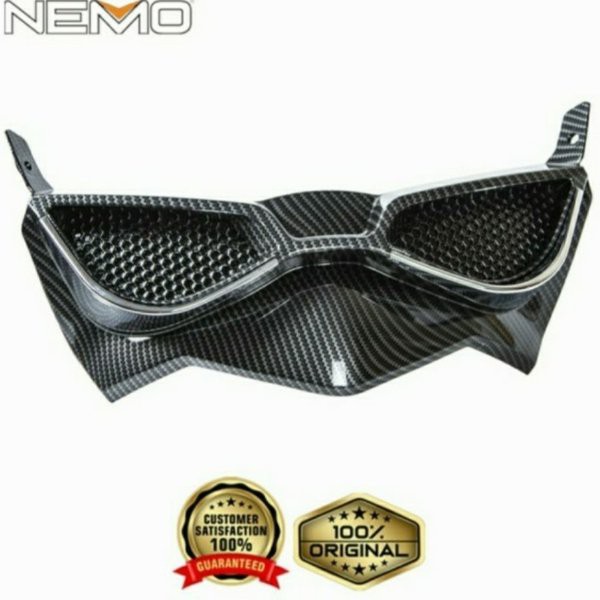 Cover Tutup Aksesoris Variasi Winglet New Nmax 2021 NEMO Carbon 2 tone Winglet Nmax New 2021 2tone