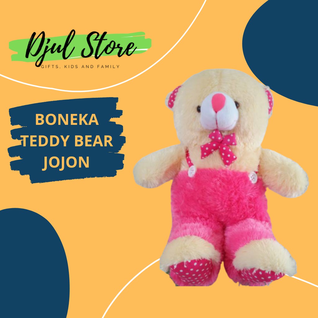 Boneka Teddy Bear - Beruang Rompi - Berjon xl 60cm