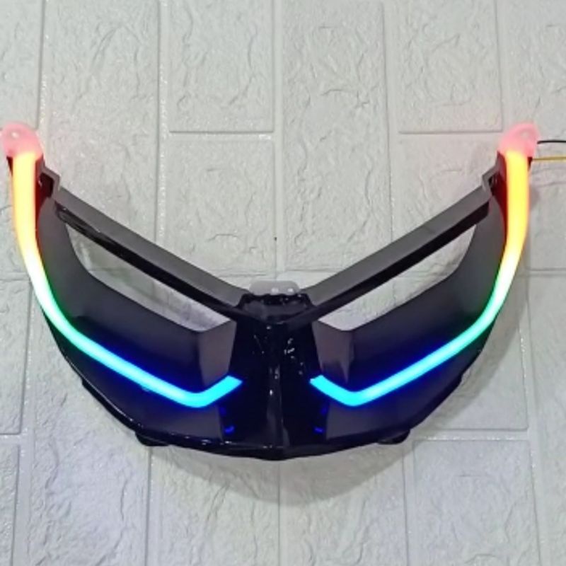 Cover Lampu LED Depan Nmax New Terbaru Nmax Lampu LED Rainbow