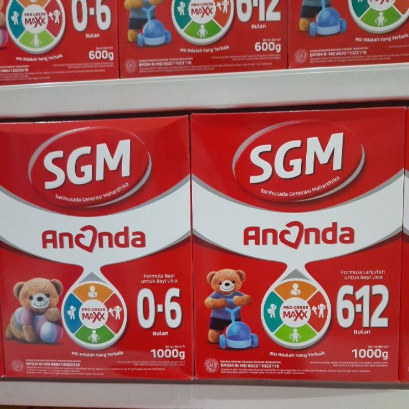 Sgm Ananda Susu Formula 1000 G Shopee Indonesia