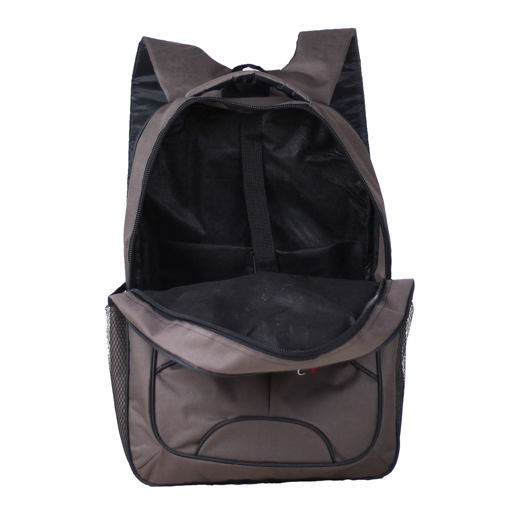 Tas Ransel Kuliah Ransel Murah Tas Smp Sma Ransel Polo Classic Coklat Tas Multifungsi Free Raincover