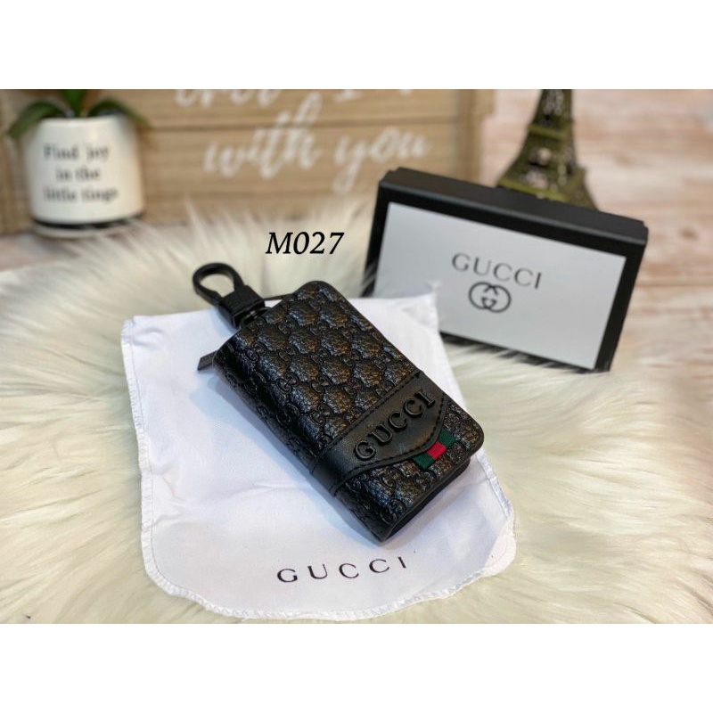 New Gantungan Kunci GUCCI EMBOS Mobil / Motor EMBOS FREE BOX IMPORTT SEMPREM