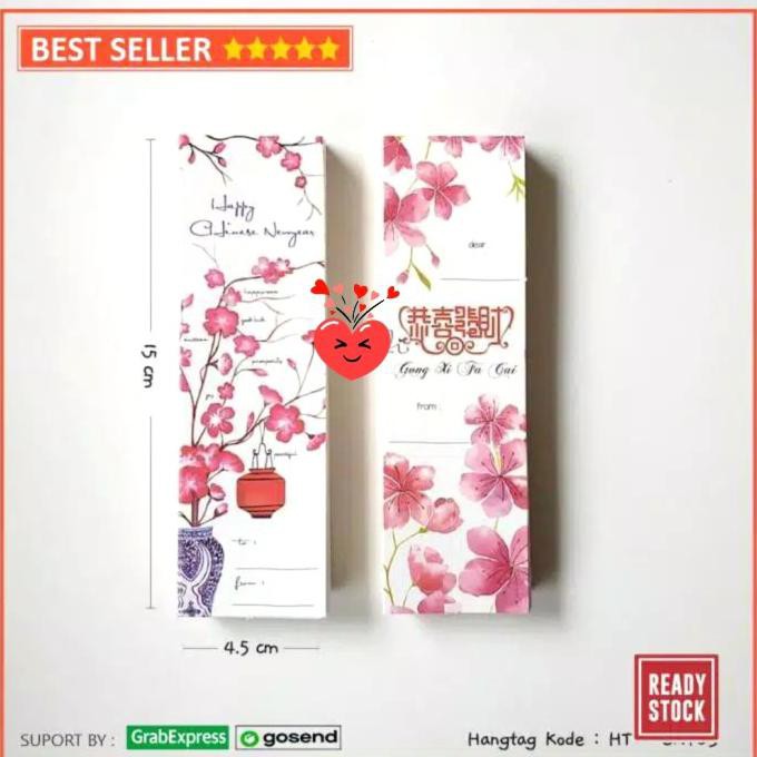 

Jual | Sale | Diskon hang tag imlek 4.5x15cm (1pack=10pcs).mix Terlaris | Terpercaya