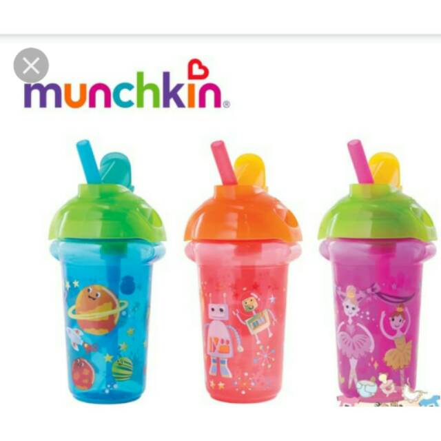 MUNCHKIN STRAW CUP / GELAS MUNCHKIN / STRAW CUP / PERLENGKAPAN MPASI