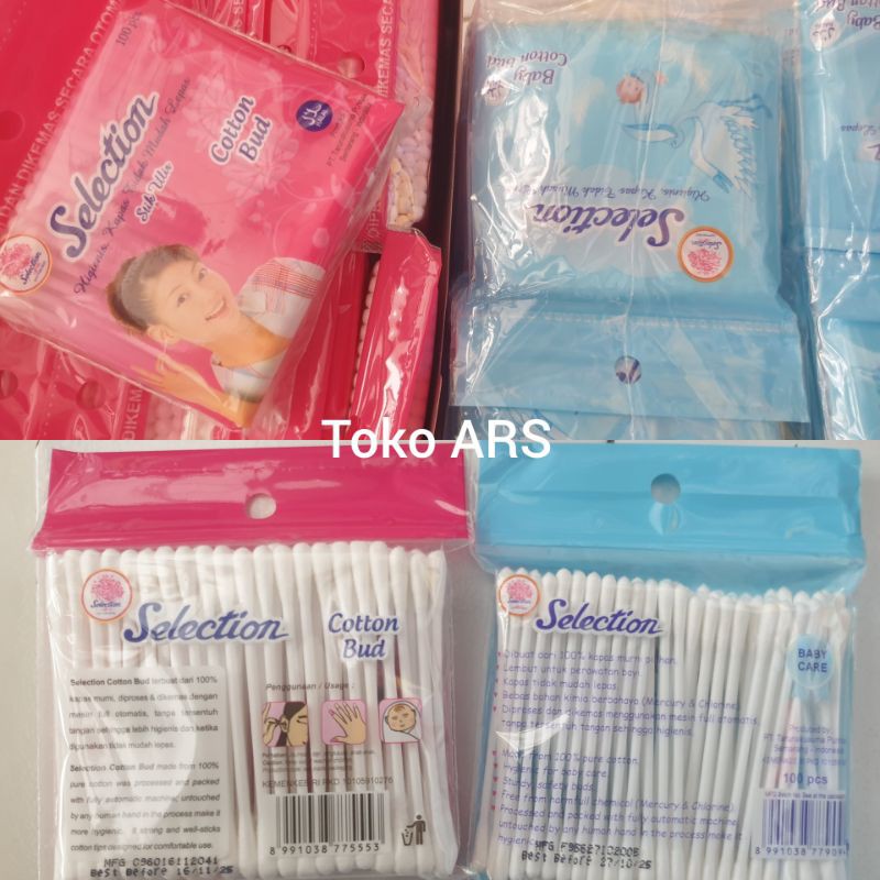 Cotton buds selection untuk dewasa / anak / bayi