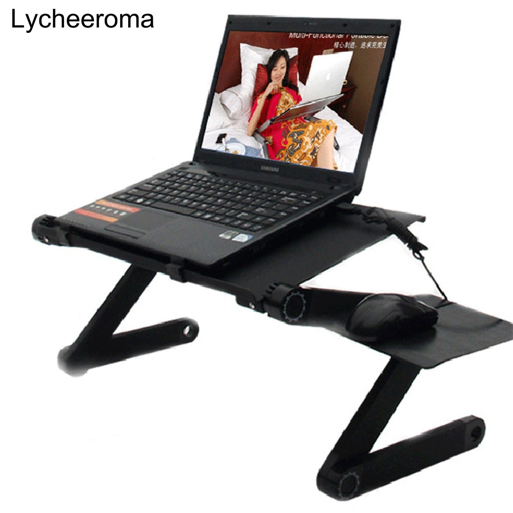  Meja  Laptop  Portable  Aluminium mousepad murah T6 Shopee  