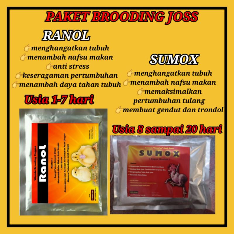 vitamin brooding ranol sumox